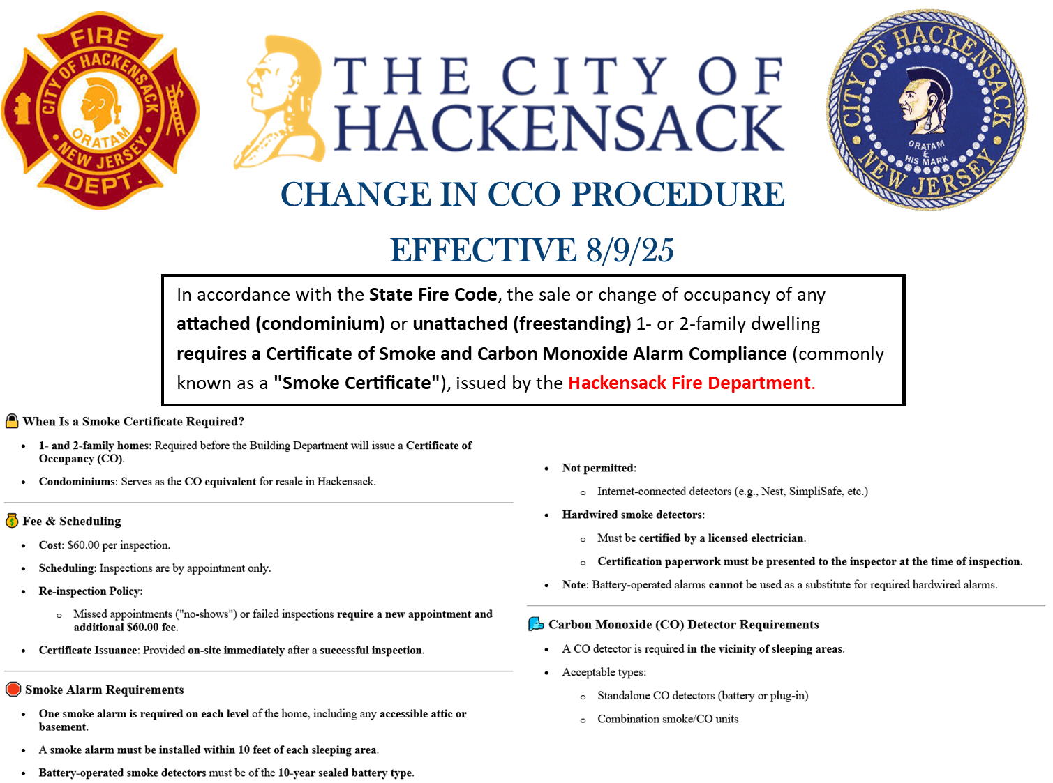 Fire Dept. Smoke Bulletin 8-25