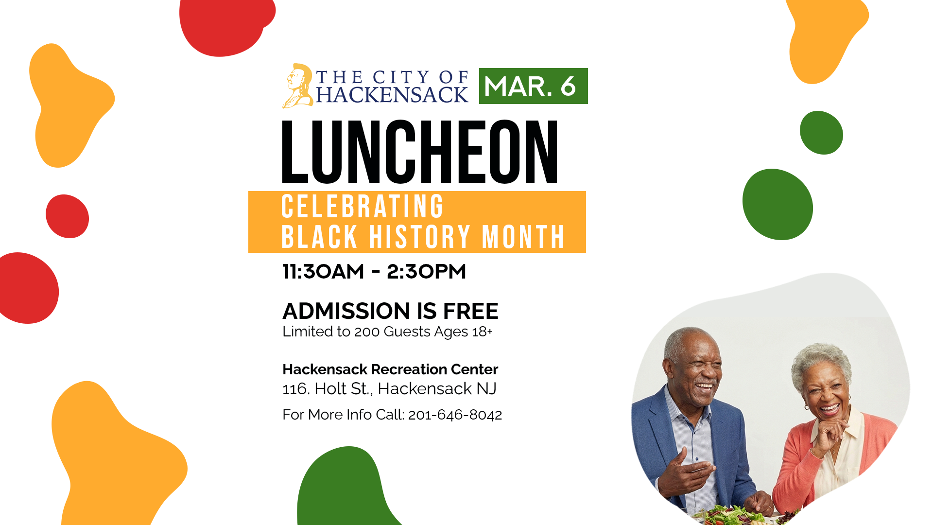 Black History Month Luncheon Graphic